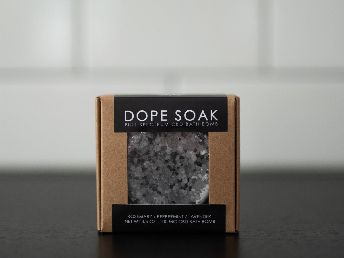 DOPE SOAK : Balanced CBD Bath Bomb