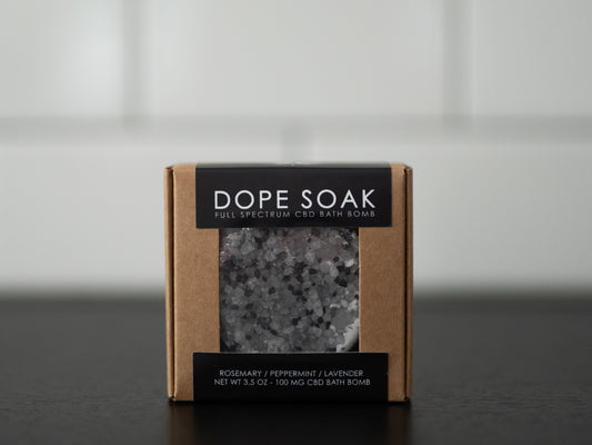 DOPE SOAK : Balanced CBD Bath Bomb