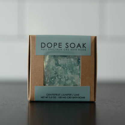 DOPE SOAK : Energized CBD Bath Bomb