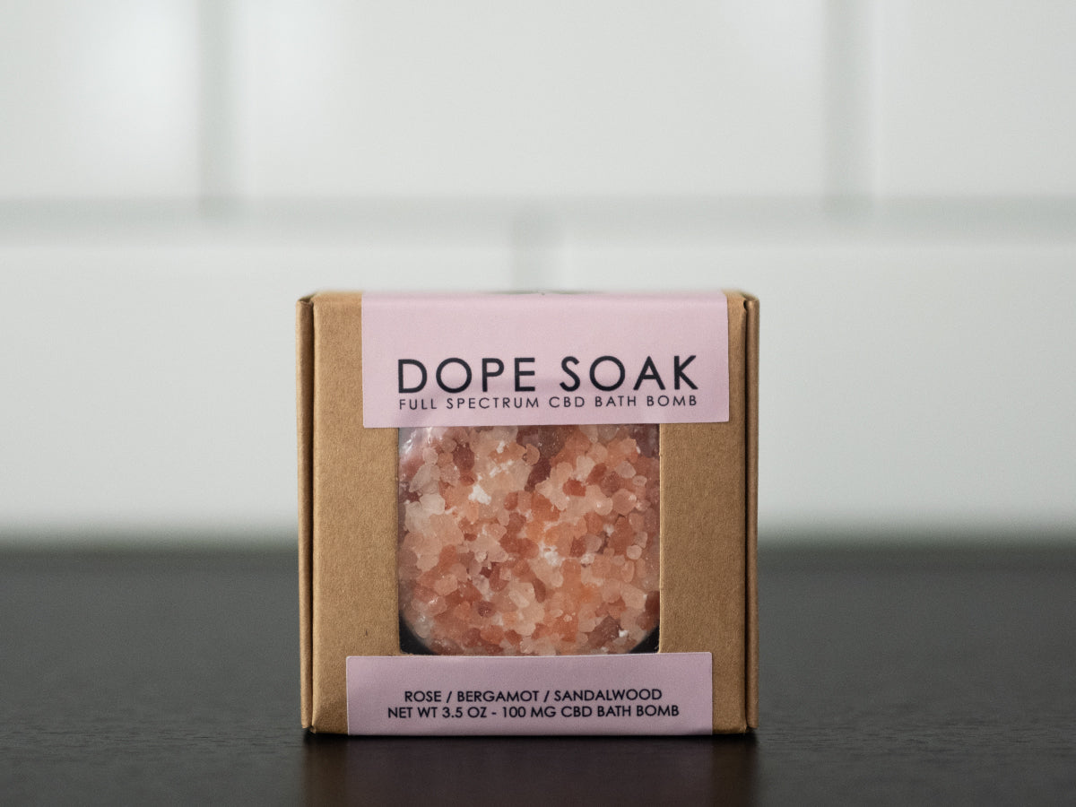 DOPE SOAK : Uplifted CBD Bath Bomb