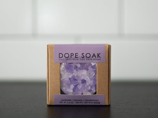 DOPE SOAK : Calm CBD Bath Bomb